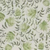 green botanical printed fabric from Voyage Maison
