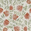 red botanical printed fabric from Voyage Maison