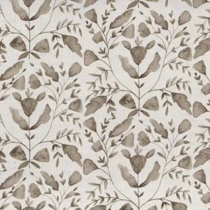 brown botanical printed fabric from Voyage Maison