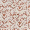 red botanical printed fabric from Voyage Maison