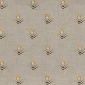 brown botanical printed fabric from Voyage Maison