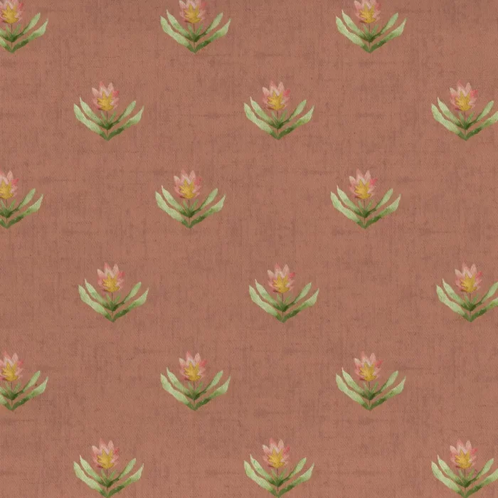 Raja Fabric - Terracotta swatch