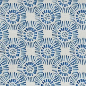 blue traditional printed fabric from Voyage Maison