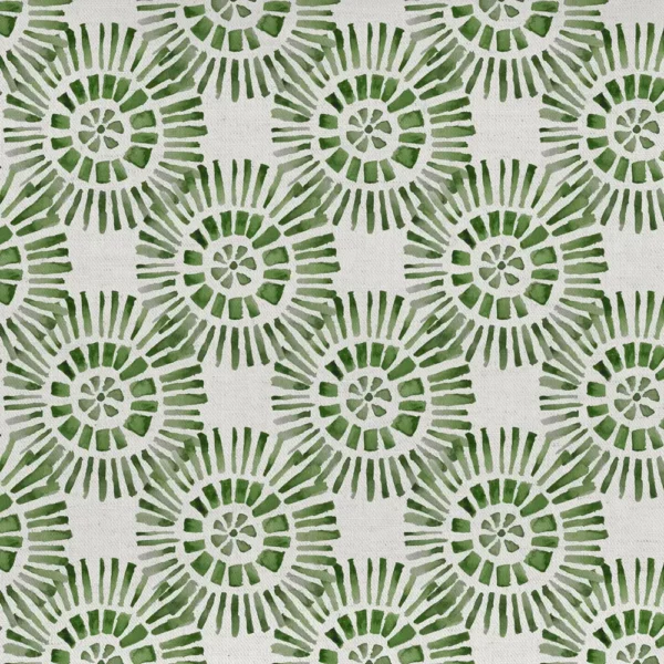 Vali Fabric - Sage by green traditional printed fabric from Voyage Maison