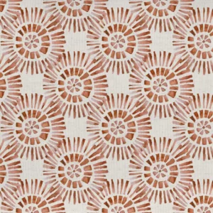 red traditional printed fabric from Voyage Maison
