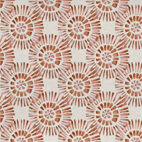 red traditional printed fabric from Voyage Maison