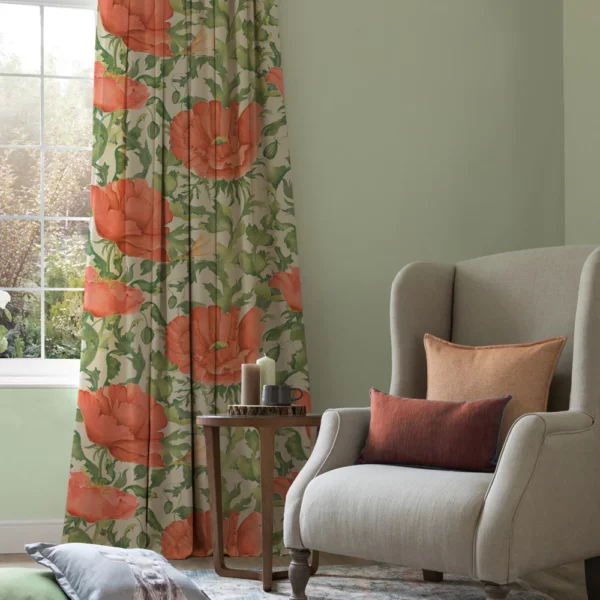 Valeria Fabric - Scarlet by Valeria Fabric - Scarlet from