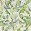 green botanical printed fabric from Voyage Maison
