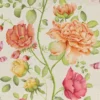 orange botanical printed fabric from Voyage Maison