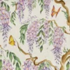 pink botanical printed fabric from Voyage Maison