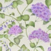 pink botanical printed fabric from Voyage Maison