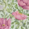 green botanical printed fabric from Voyage Maison