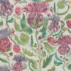 purple botanical printed fabric from Voyage Maison
