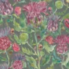 green botanical printed fabric from Voyage Maison