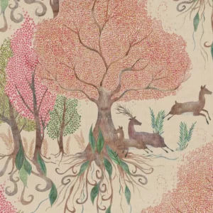 brown animal printed fabric from Voyage Maison
