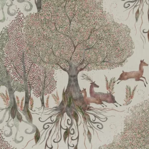 brown animal printed fabric from Voyage Maison