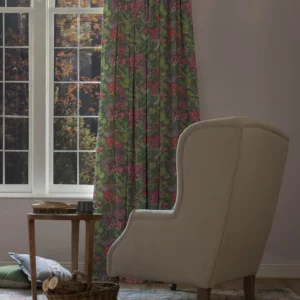 green floral printed fabric from Voyage Maison in a room 1
