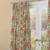 orange floral printed fabric from Voyage Maison in a room 1