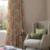 brown floral printed fabric from Voyage Maison in a room 1