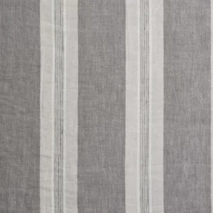 black-grey striped cotton fabric from Kai