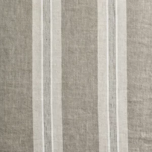 black-grey striped cotton fabric from Kai