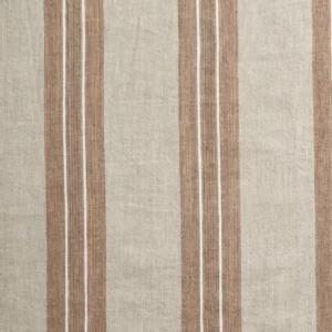 red striped cotton fabric from Kai