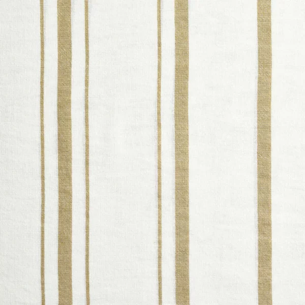 Rayna Fabric - Honey by yellow striped woven fabric from Kai