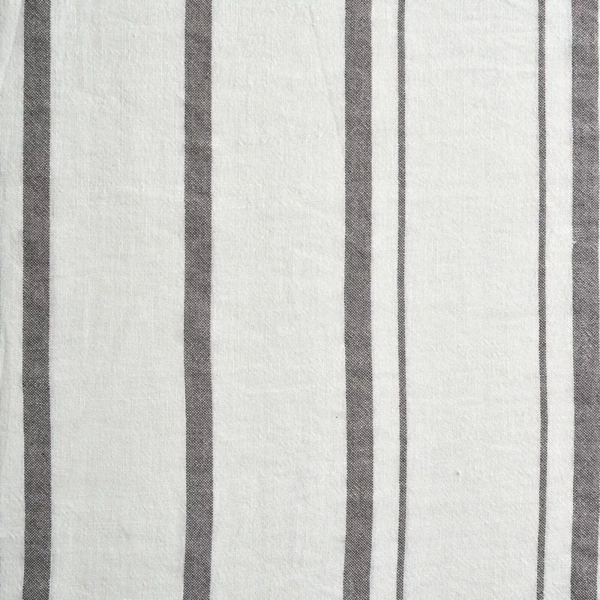 black-grey striped woven fabric from Kai