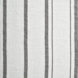 black-grey striped woven fabric from Kai