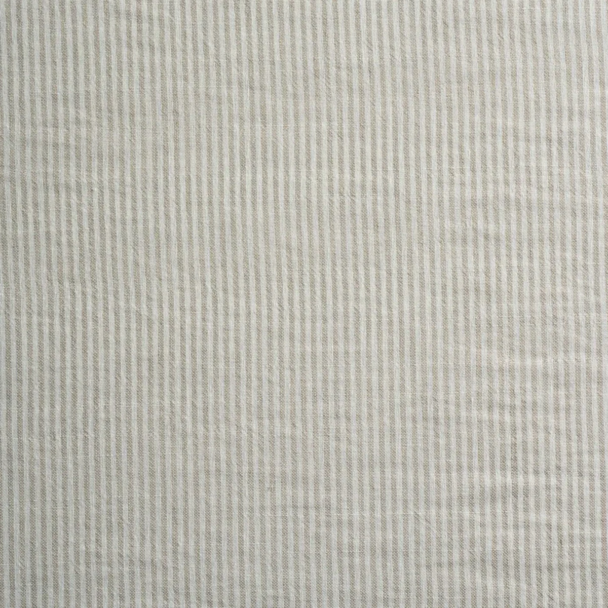 Ingrid Fabric - Linen by neutral striped woven fabric from Kai