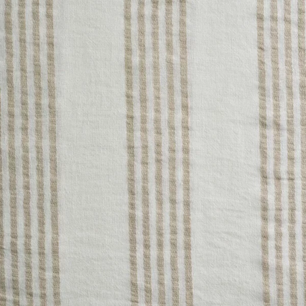 neutral striped woven fabric from Kai