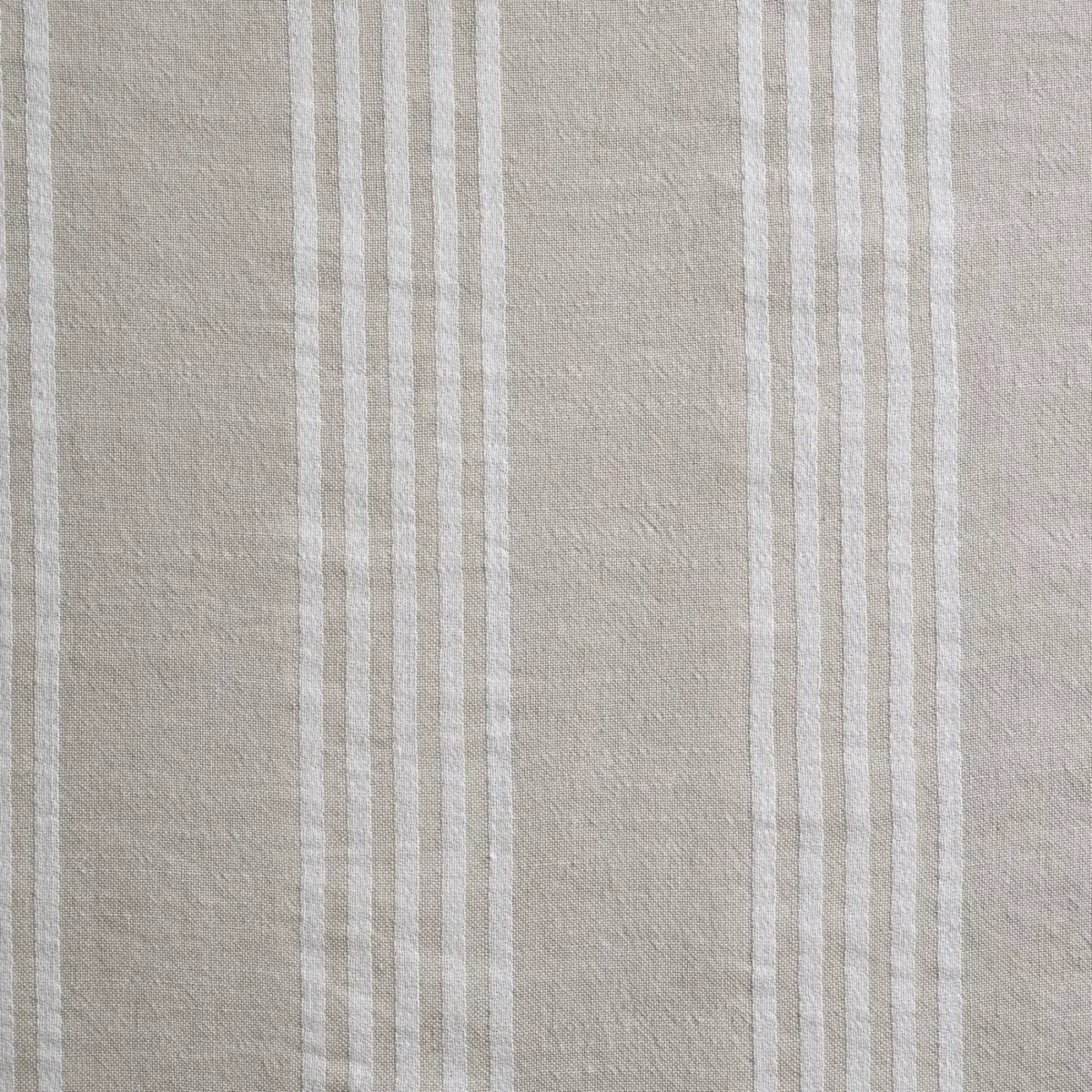 Fraya Fabric - Fawn by neutral striped woven fabric from Kai