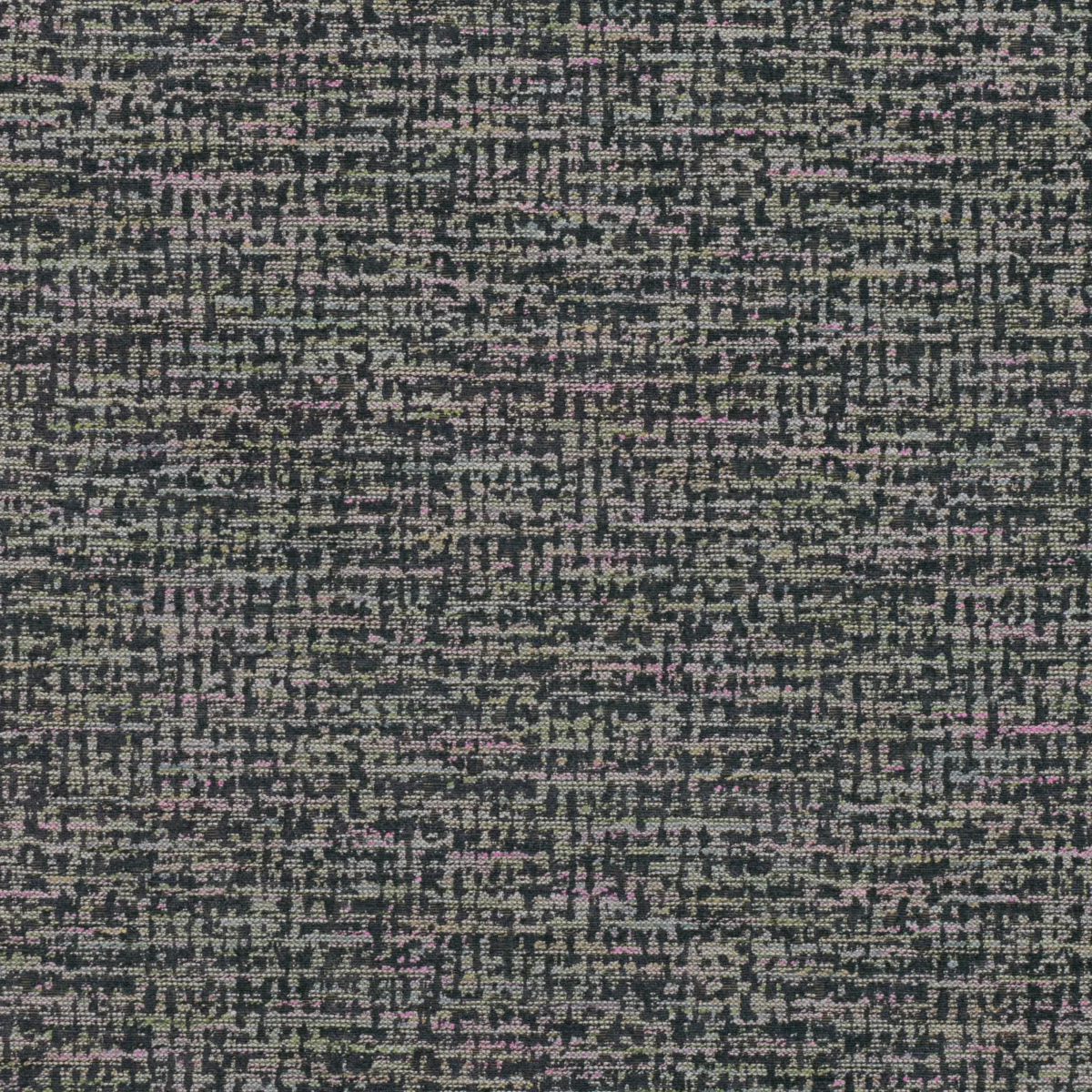 Halsey Fabric - Multi by multicolour plain velvet-chenille fabric from Romo
