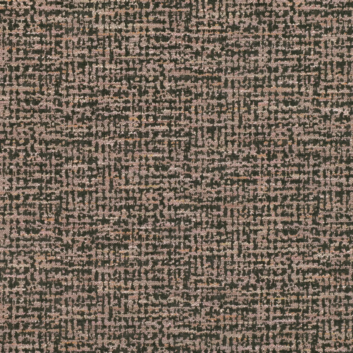 Halsey Fabric - Sorbet by brown plain velvet-chenille fabric from Romo