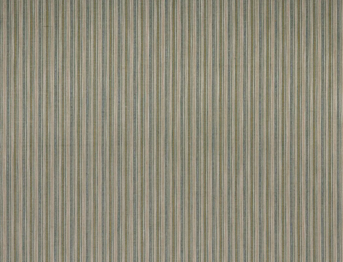 Karlson Fabric - Plaster by blue striped woven fabric from Kai