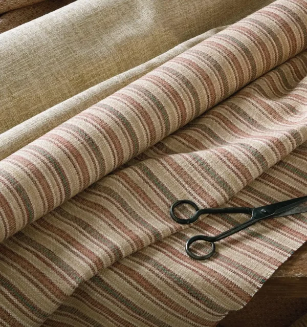 Karlson Fabric - Plaster by black-grey plain fabric with other fabrics