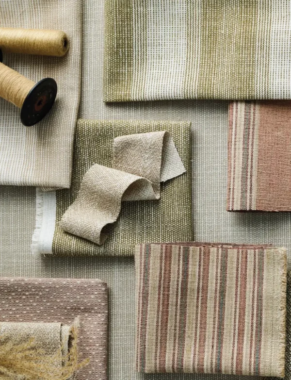 Ingo Fabric - Caper by black-grey plain fabric with other fabrics