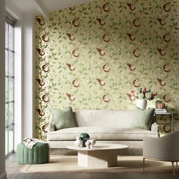 Nellie Wallpaper - Gilver / Meadow by Nellie Wallpaper - Gilver / Meadow from
