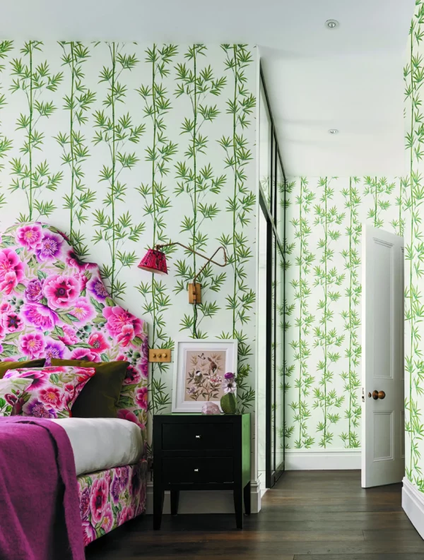 Isabella Wallpaper - Sky / Porcelain by Isabella Wallpaper - Sky / Porcelain from