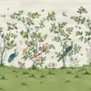 green animal wallpaper from harlequin x diane hill
