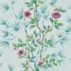 blue botanical wallpaper from harlequin x diane hill