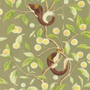 green animal wallpaper from harlequin x diane hill