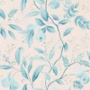 blue botanical wallpaper from harlequin x diane hill