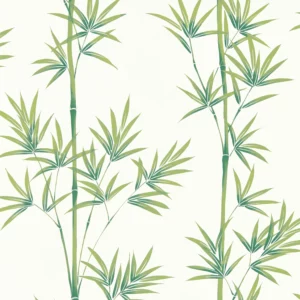green botanical wallpaper from harlequin x diane hill