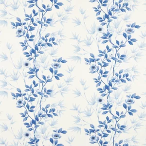 blue botanical cotton fabric from Harlequin x Diane Hill