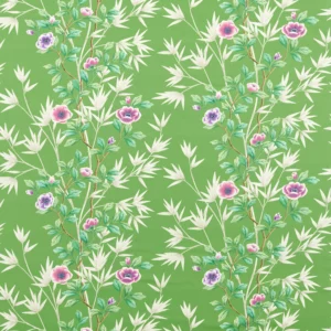 green botanical cotton fabric from Harlequin x Diane Hill