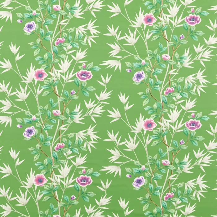 Lady Alford Fabric - Apple / Magenta swatch