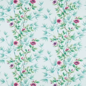 blue botanical cotton fabric from Harlequin x Diane Hill