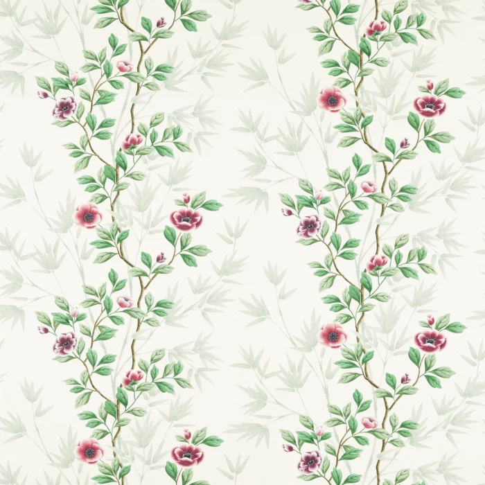 Lady Alford Fabric - Fig Blossom / Magenta swatch