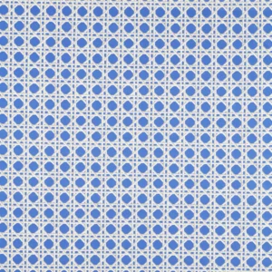 blue geometric cotton fabric from Harlequin x Diane Hill